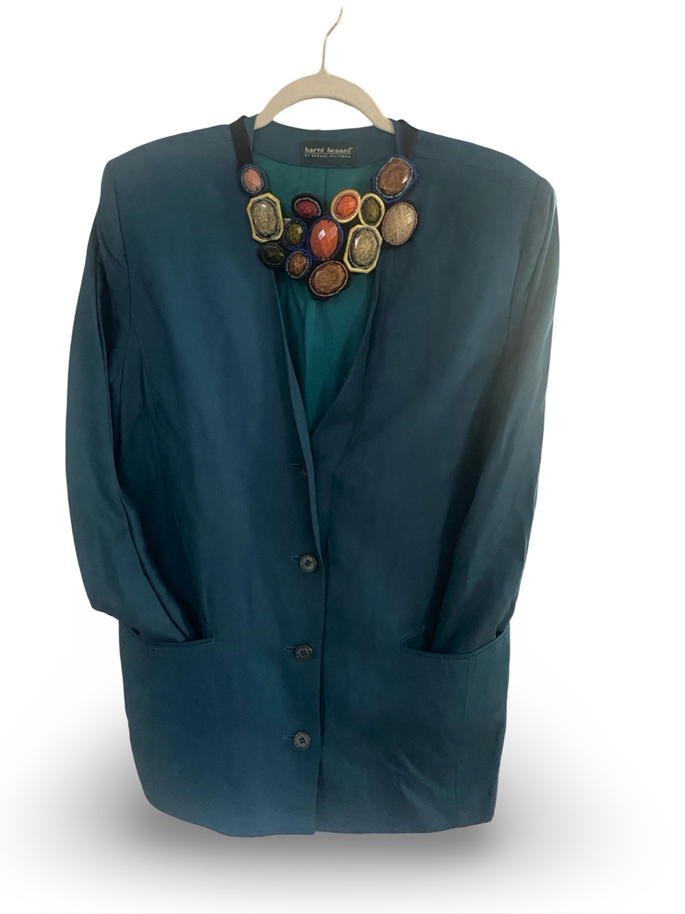 Harve Benard Teal Blazer Jacket